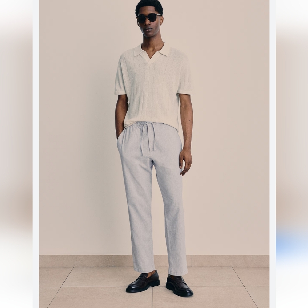 H&M 100% Linen Pants